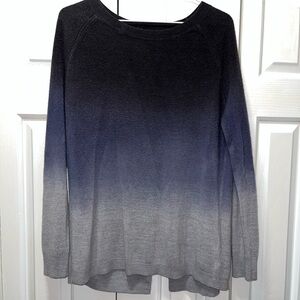 BB Dakota Purple Ombré Sweater with Open Back - size small